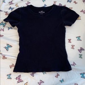 Black Hollister slim tee